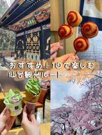【宮城 仙台】1日で遊び尽くす！おすすめ仙台観光ルート🚃