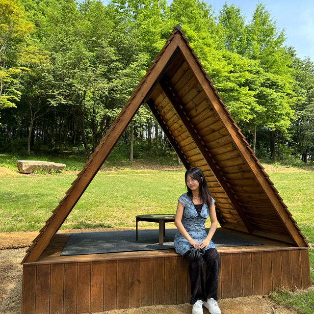 안성 대형 카페, 방갈로 카페 ‘목적지 나인’