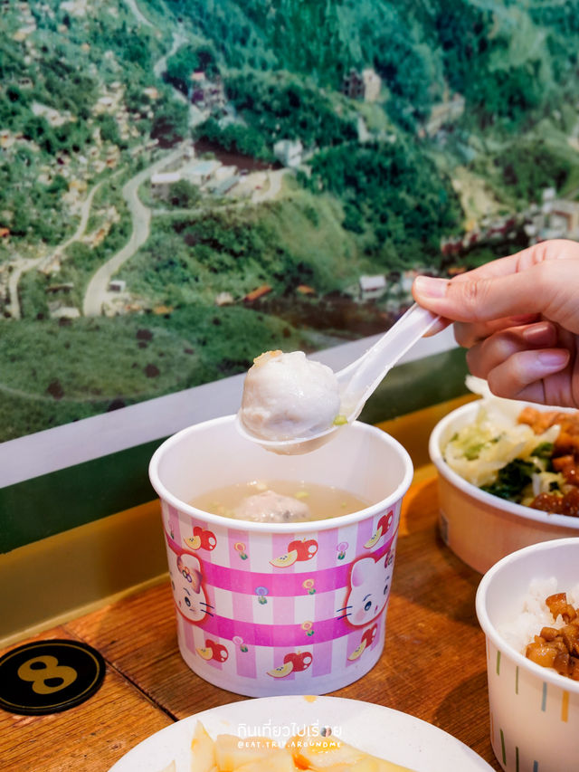 เจอร้านข้าวที่อร่อยมากใน Juifen Old Street