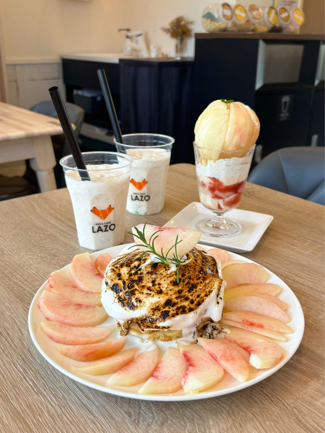 【福岡カフェ】桃を丸ごと使ったおいしいスイーツ