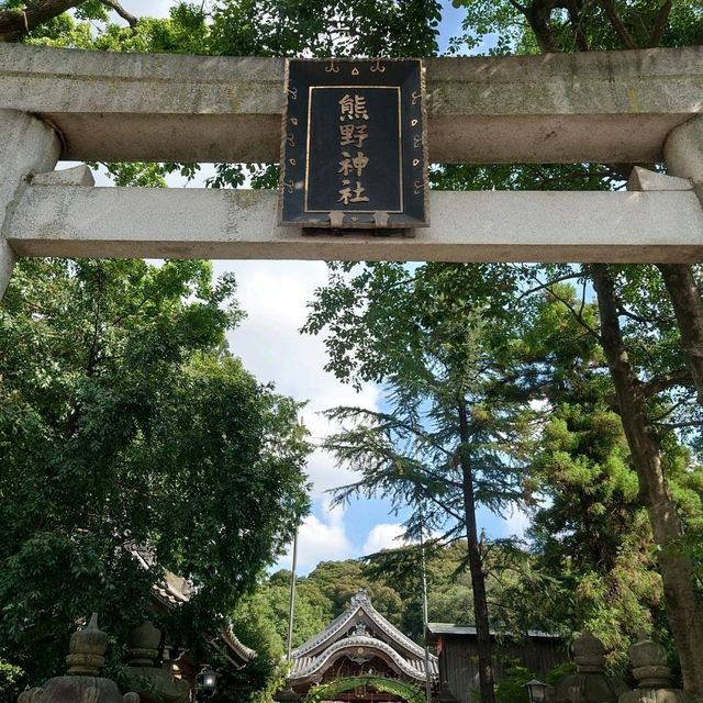手水舎が見どころの「熊野神社」