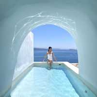 Santorini 人生住過最美的酒店🩵