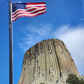 Stand in awe of nature’s power at Devils Tower – where legends rise from the plains of Wyoming