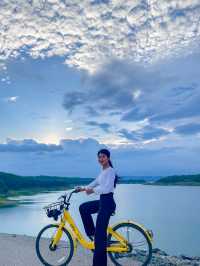 ปั่นจักรยานที่เขื่อนสิริกิติ์
