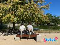  Visiting Gyeongbokgung Palace in a Korean traditional dress