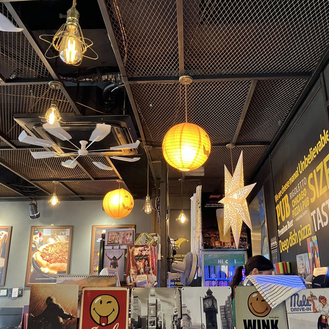 용인 보정동 카페거리에서 즐기는 시카고 피자!