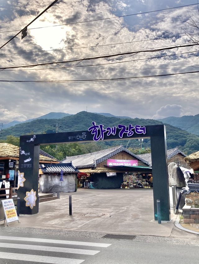 경남 하동의 역사 깊은 전통시장 ‘화개장터’