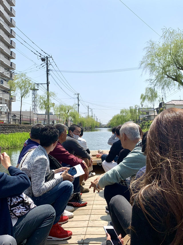 水都柳川搭船-穿梭柳川河中，以不同角度欣賞水都風貌