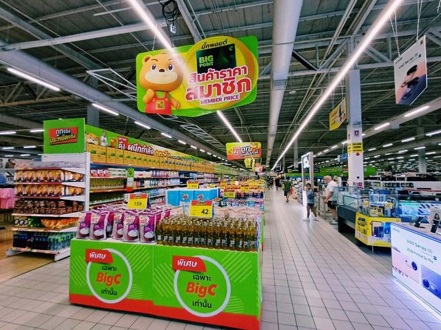 【泰國】芭提雅最大超市賣場商場Big C Extra Central Pattaya，購買泰國特產好去處，滿兩千泰銖以上可辦退稅