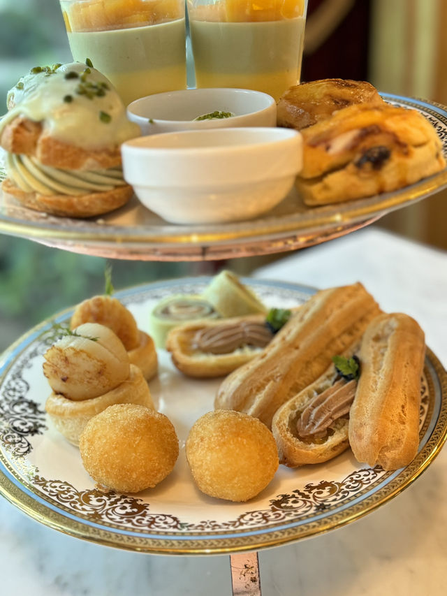 歷山餐廳CAFÉ A✨最近特別推出充滿堅果濃郁香氣及絲滑細膩之特色開心果下午茶🤩