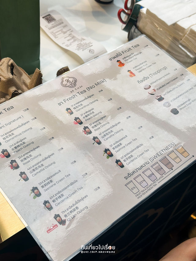 96 Cha ร้านชา Pop-up ที่สายชาต้องลอง