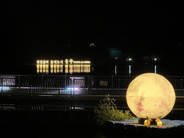 충주 야경 야외 데이트 스팟 중앙탑사적공원