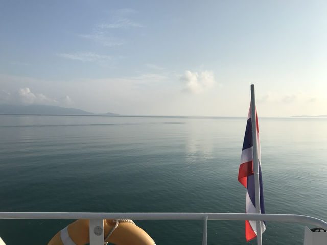 นั่งเรือจากสุราษฯไปเกาะเต่า