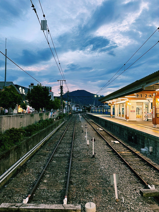 A Serene Evening in Otsuki Town