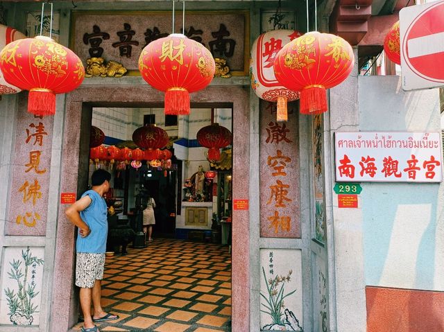泰國曼谷市中心老城區唐人街華人文化古跡寺廟一日遊行程，體驗當地華人文化生活，祈福聖地，適合祈福打卡拍照📸