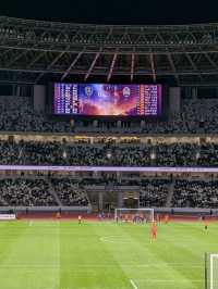 味の素スタジアムでサッカー観戦