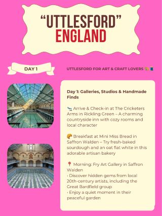 Uttlesford for Art & Craft Lovers 🎨🧵
