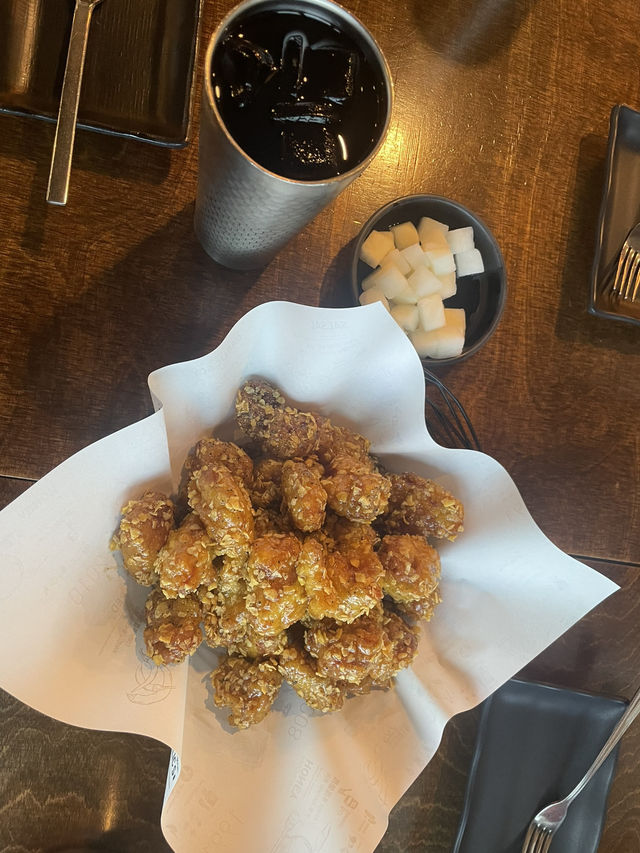 韓国🇰🇷キョチョンチキン🌽トウモロコシ味🍗💛東大門店