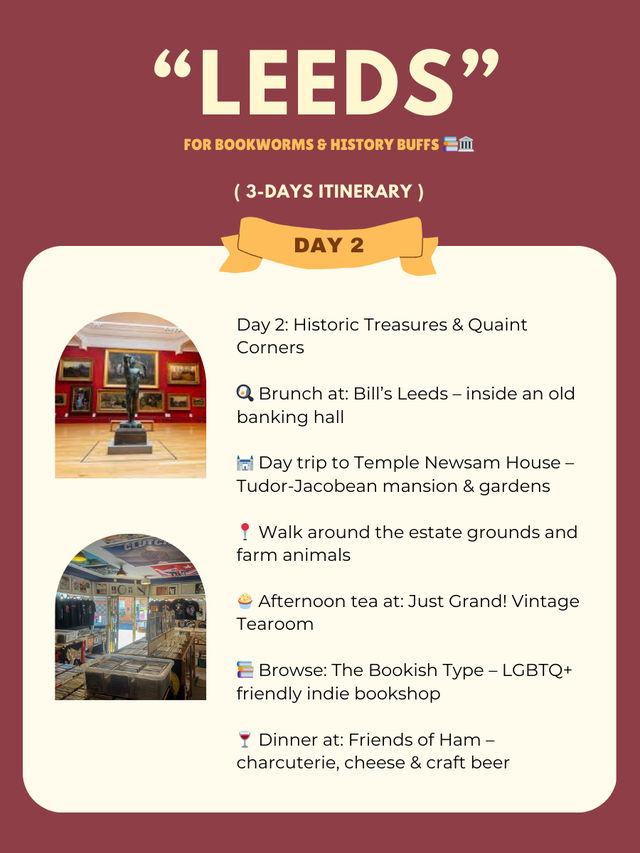 Leeds 3-days itinerary 