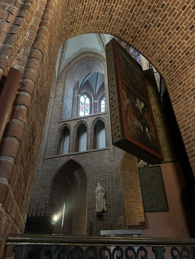 Cathedrals with blue onion cap in Poznan 