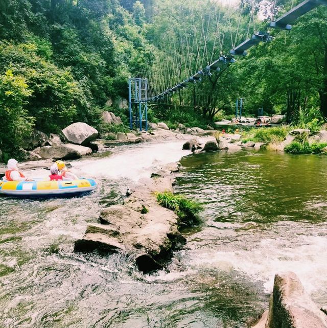 中國江西南昌梅嶺漂流遊玩攻略，適合夏天打卡