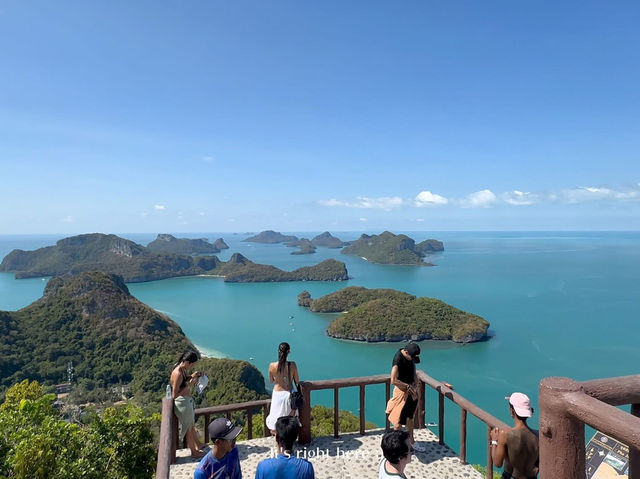 🌅 รีวิวจุดชมวิวผาจันทร์จรัส หมู่เกาะอ่างทอง 🏝️