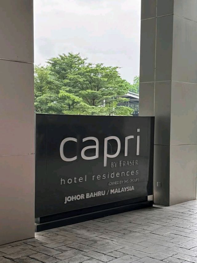 🏙️✨ Capri by Fraser Johor Bahru – Urban Comfort with a Chic Touch 🇲🇾
