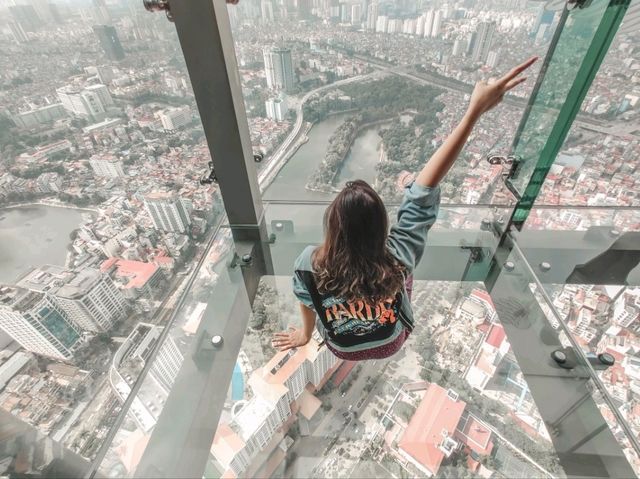On Top of Hanoi at Sky Lotte Observation Deck 🌇