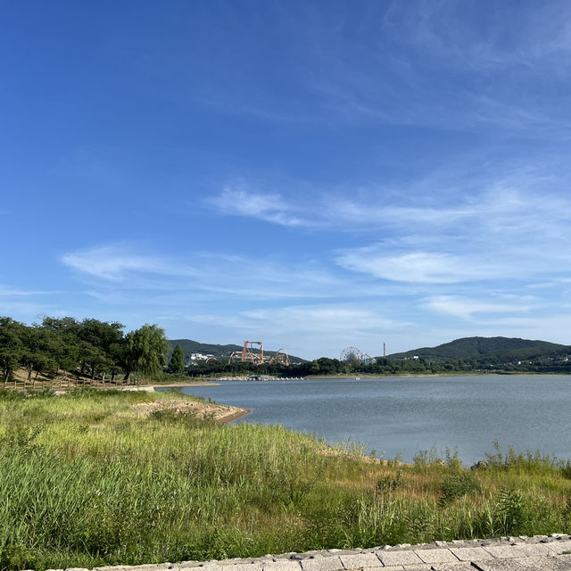 라한셀렉트 앞 산책코스💚 보문호 둘레길 야외데이트 추천