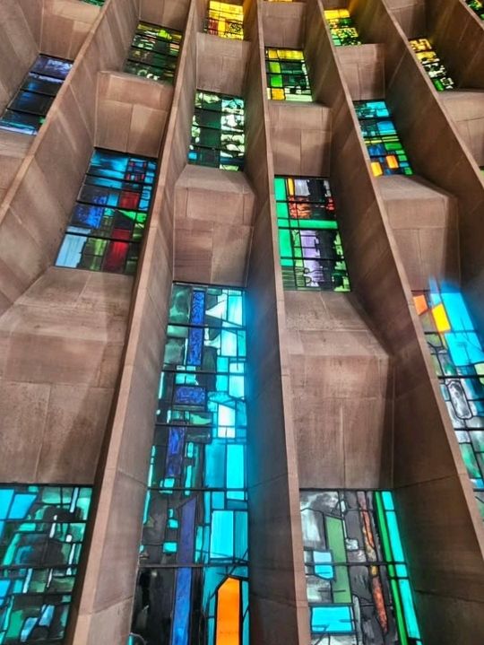 So amazing to find what must be one of his greatest art works here. The stained glass windows are a wonder of the world
