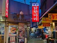 This is the best spicy chicken soup I ever had in Seoul!!!