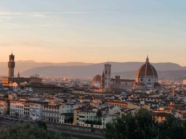 The Breathtaking Sunset at Piazzale Michelangelo The Breathtaking Sunset at Piazzale Michelangelo