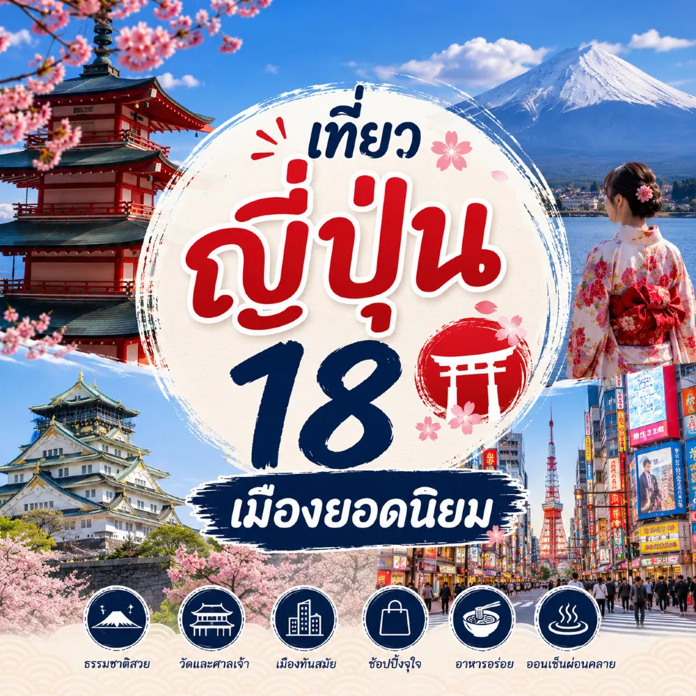 日本旅行！人気の18都市を巡る