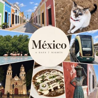 【メキシコ】6泊7日！メリダ・カンペチェ・セレストゥンを巡る旅🇲🇽
