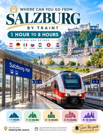 🚆 Epic Euro Adventures: Salzburg by Train! 🇦🇹🌍