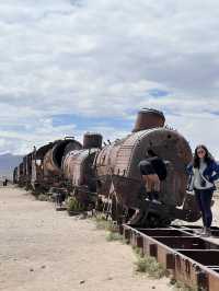 Visiting Train Cemetery in Uyuni 🇧🇴