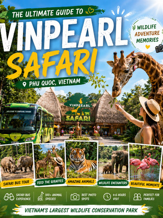 🇻🇳 My Experience at Vietnam's Largest Safari| Phu Quoc, Vinpearl Safari 🦒🐘