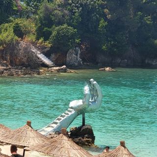 🌊 Kamay Beach – A Hidden Gem in Ksamil, Albania 🇦🇱✨