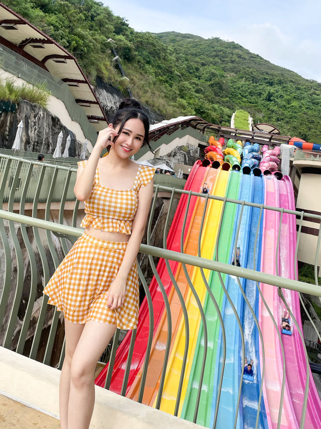 暑假狂歡💦海洋公園水上樂園 狂熱party time!!!🌈