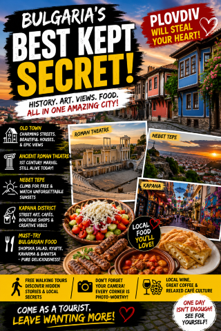 Why Plovdiv Should Be on Your Bulgaria Itinerary 🇧🇬