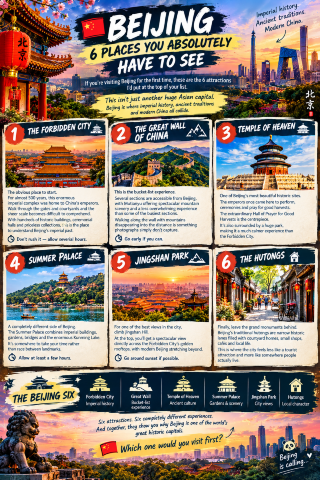 BEIJING 🏯 — 6 PLACES YOU ABSOLUTELY HAVE TO SEE