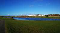 England's stunning beach, Crosby Beach in late autumn.