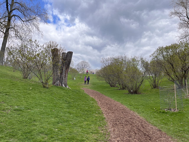 Early spring at the Royal Botanical Gardens in Canada.