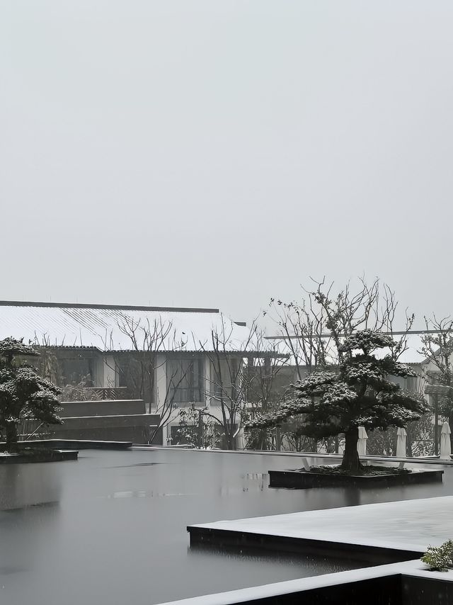 下雪的湖州和西塞山更配哦