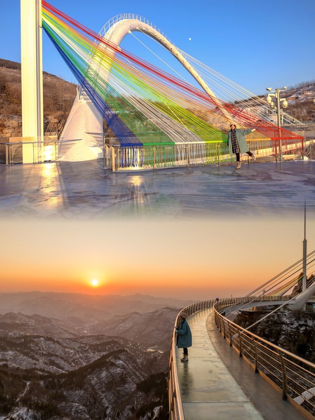 如果哈爾濱太冷就去淄博看冰雪世界！