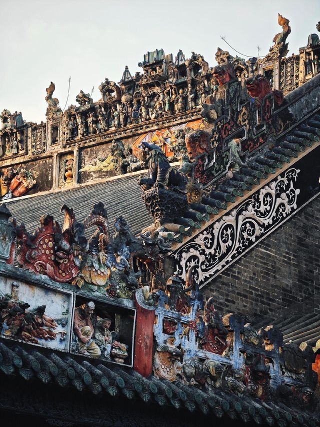 廣州陳家祠 I 被震撼的屋簷藝術