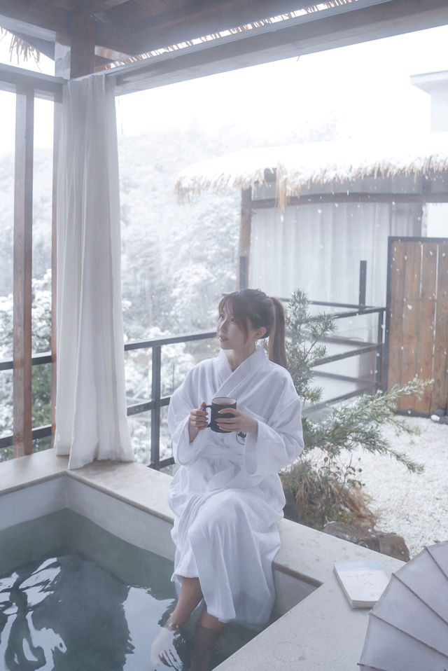 “雪是神的煙火”這裡不是北海道，是安吉！