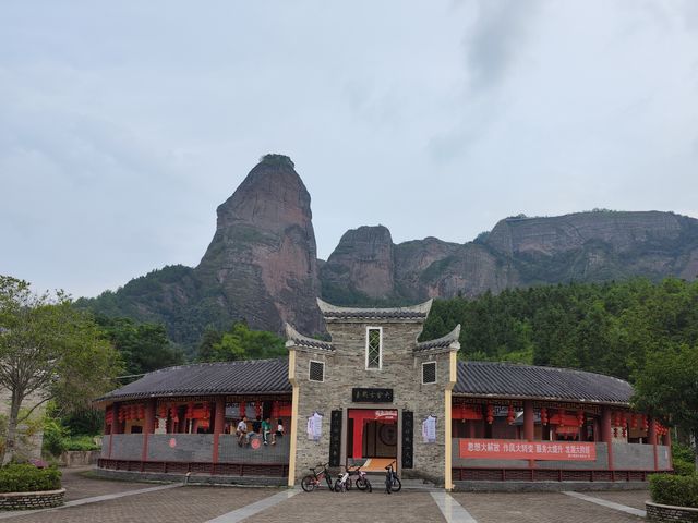 石城大畲村，百畝荷園和南廬古屋