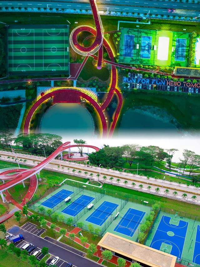 東莞又開大!新晉濕地公園!超美網紅橋鮮豔的顏色