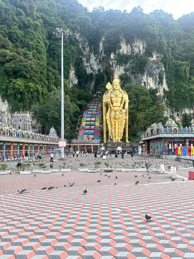 The Iconic Rainbow Stairs of Batu Caves, Kuala Lumpur 